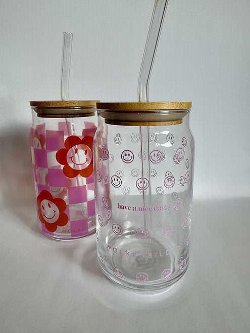 Trinkglas in verschiedenen Designs